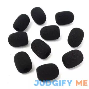 10pcs Mini Foam Microphone Windscreens