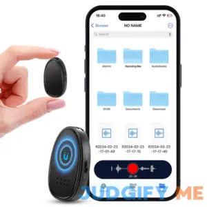 128GB(1680 Hours) Magnetic Digital Voice Recorder with AI-Triple Noise Reduction