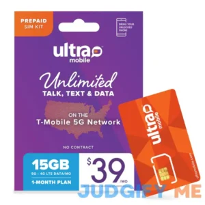 15GB Plan 1-Month Ultra Mobile Prepaid SIM/eSIM 15GB of High-Speed Data
