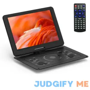 17.9" Portable DVD Player for Kids 1280x800 Resolution Headrest DVD Player with 15.4" Swivel Screen for Car