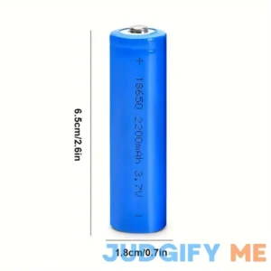 1pc/2/4/10pcs 18650 Battery 2200mAh Rechargeable Battery 3.7V Battery Button Top