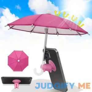 1pcs UV Protection Universal Adjustable Pig Suction Cup Phone Holder with Sunshade Umbrella for Smartphones and ABS Material