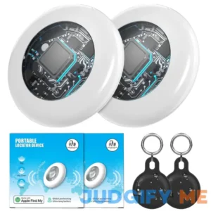 2 PCS Locator Tag Bluetooth Tracker GPS Item Finders Tracking Device Work with Apple Find My