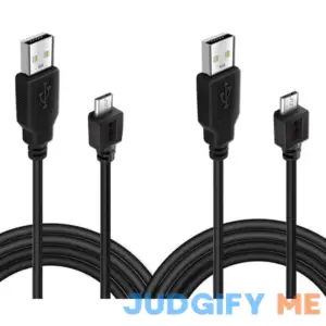 2 Pack 10ft PS4 Controller Charging Cable