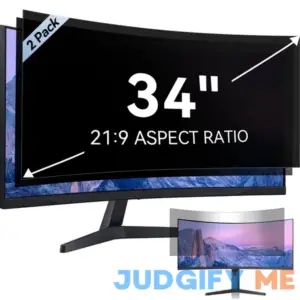 [2-Pack] 34 Inch Computer Privacy Screen for 21:9 Aspect Ratio Widescreen Monitor