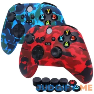 [2 Pack] Jusy Compatible with Xbox Series X/S Controller Soft Silicone Cover Skin
