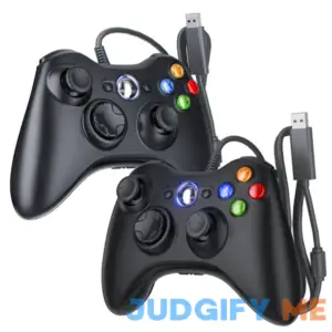 2 Pack Replacement for Xbox 360 Controller Wired