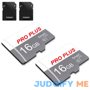 2 Pack SD Card 16GB with SD Adapter