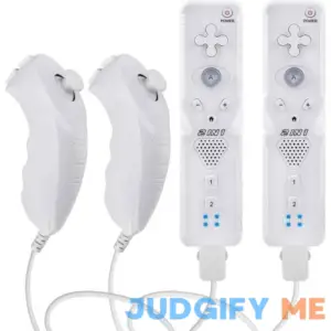 2 Pack Wii Remote with Wii Motion Plus Inside