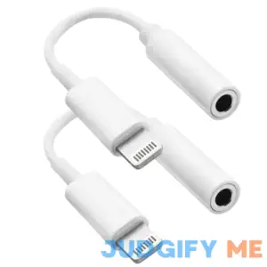 2 Pack for iPhone 3.5mm Headphones Adapter Lightning to 3.5 mm Headphone/earphone Jack Converter Audio Aux Adapter Dongle