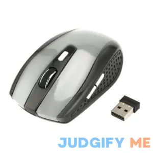 2.4GHz Wireless Mouse Portable Intelligent Gaming Mouse Optical Rolling Gamer Mice USB Receiver for PC Laptop Computer