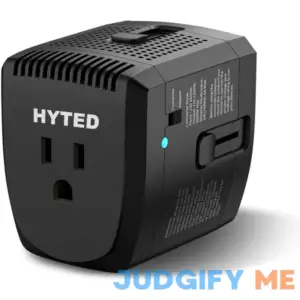 2000Watts Travel Adapter and Converter Combo Step Down Voltage 220V to 110V for Hair Dryer Laptop Cell Phone