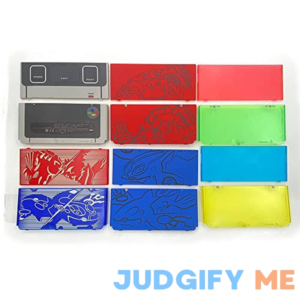 2015 for New 3DS Replacement Front Faceplate Back Plates Part Shell Housing Case Cover (Black)