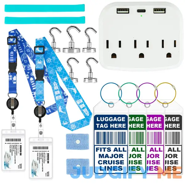 2024 Cruise Ship Essentials Cruise Must Haves with Non-Surge Power Strip 2024 Cruise Ship Essentials Cruise Must Haves with Non-Surge Power Strip