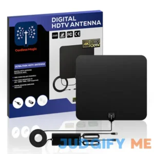2024 Original 360 Mile Range HDTV Digital Indoor TV Antenna Amplified with Signal Booster - Get Free TV Channels