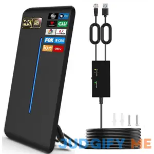 2024 Upgraded 1000+ Miles Range TV Antenna Free Channels HDTV Digital Antenna Ultra HD 4K HDR 1080P Powerful TV Signal for Smart TV/Old TV 32FT