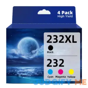232 232XL Ink Cartridges Combo Pack Replacement for Epson 232 232 XL Ink Cartridges High Yield use to Epson XP-4200 XP-4205 WorkForce WF-2930 WF