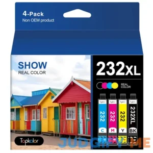 232XL Ink Cartridges 232 Replacement for Epson 232XL Ink Cartridges Combo Pack T232 232XL Epson 4200 Ink Cartridges Work with Epson WF-2930 XP-4200