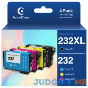 232xl Ink Cartridges for Epson 232 XL 232xl T232 Ink Combo for Epson Workforce Wf-2930 Wf-2950 Expression Xp-4200 Xp-4205 Printer