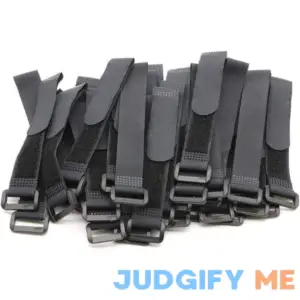 25pcs Black Reusable Fastening Cable Straps