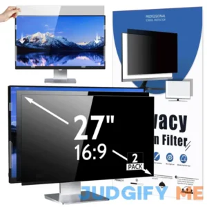 27 Inch Computer Privacy Screen for 16:9 Aspect Ratio Widescreen Monitor