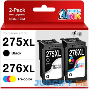 275 276 XL Ink Cartridge for Canon Ink 275 and 276 275xl 276xl Pg-275 Cl-276 Black and Tri-color for Canon Pixma Ts3522 Tr4720 Ts3500 Ts3520 Tr4700