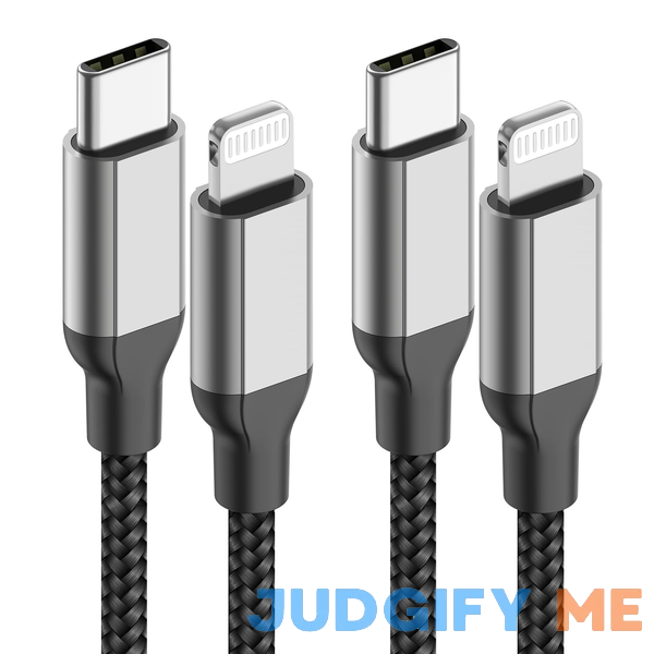 2Pack MFi Certified 3ft USB-C to Lightning Cable - Fast Charging for iPhone 14-8 2Pack MFi Certified 3ft USB-C to Lightning Cable - Fast Charging for iPhone 14-8