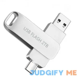 2in1 2TB USB Flash Drive 2000gb High-Speed Thumb Drive