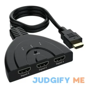 3-port Hdmi Splitter Switch Cable 2ft 3 In 1 out Auto High Speed Switcher Splitter Support 3d