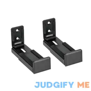 3.5 in.-6.1 in. D Adjustable Sound bar Wall Mount brackets Compatible with most Sound Bars