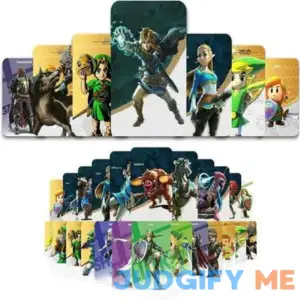 38 PCS NFC Cards for The Legend of Zelda Breath of The Wild Compatible with Switch/Switch Lite Wii U New 3DS