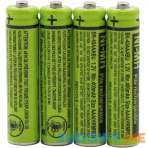 4-Pack Panasonic BK-40AAABU Replacement Cordless Phone Battery Packs for Cordless Phone