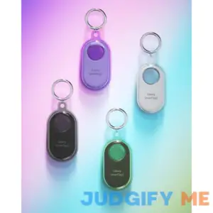 4 Pack Smart Tag 2 Case for Samsung Galaxy Smart Tag 2 with Key Ring