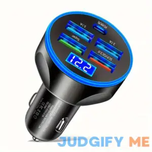 40W Fast Charging 4 USB + PD Type-C Car Mobile Phone Charger QC 3.0 Fast Charger Temu