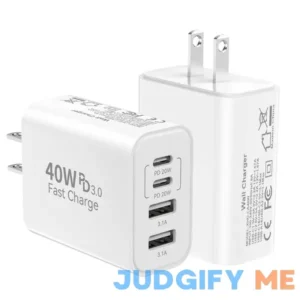 40W USB C Wall Charger Block