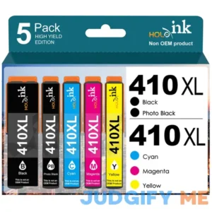 410XL Ink Cartridges Combo Pack Replacement for Epson 410XL 410 XL with Expression XP-640 XP-830 XP-7100 XP-530 XP-630 XP-635 (Black