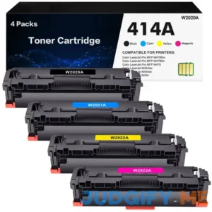 414A Toner Cartridges 4 Pack Laserjet 414X MFP M479fdw Compatible Replacement for HP 414A 414X Work for HP Color Pro M479fdn M454dn M454dw Printer