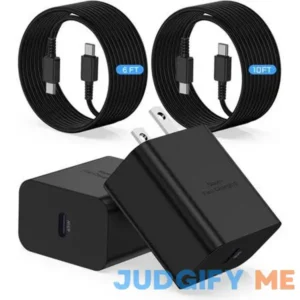 45w Samsung Charger Usb-c 2 Pack Fast Charging for Samsung Galaxy S23 Ultra S24 Ultra