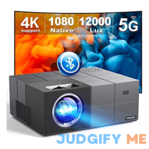 4K Projector with WiFi 6 and Bluetooth 5.3 22000L Smart Movie Projector