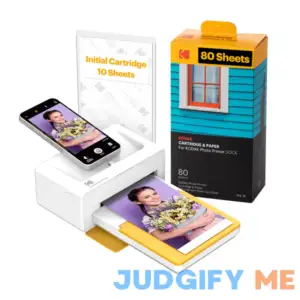 4x6 Photo Printer | Kodak Dock Plus Portable Bluetooth Instant Photo Printer