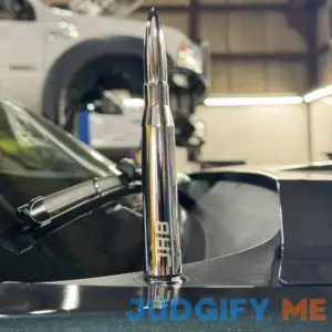 50 CAL Bullet Antenna Polished