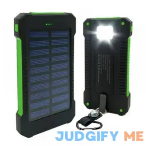 50000mAh Dual-USB Waterproof Solar Power Bank Battery Charger for Cell Phone