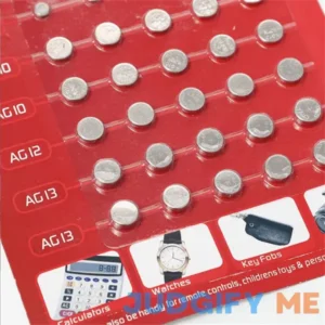 50pcs Mixed Button Battery Watch Calculator Battery AG Series Card Electronics