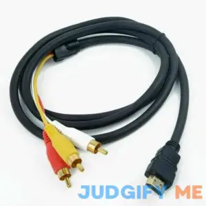 5ft Video Cable Hdmi to rca Audio AV Adapter Male M/M 3-rca DVD Hdmi 1080p for Hdtv