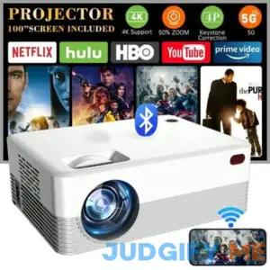 5g WiFi Projector with Bluetooth 2024 Upgrade Projector for Outdoor & Camping