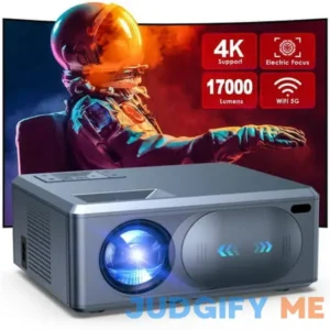 5g Wifi & Bluetooth Projector Support 4k17000lm Projector for Multiple Device Max 200 inch Display
