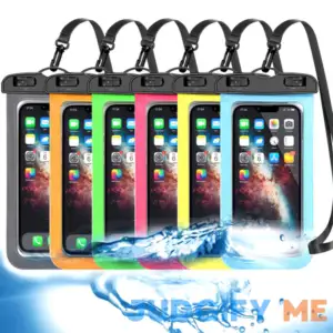 6 Pack Universal Waterproof Phone Pouch Large Phone Waterproof Case Dry Bag Ipx8 Outdoor Sports for Apple iPhone 15 14 13 12 11 Pro Max SE