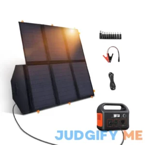 60W Portable Solar Panels Foldable Solar Panel Charger with QC3.0 USB-A PD3.0 USB-C DC Output