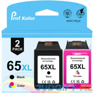 65xl 65 Ink Cartridges Black and Tri-Color for Printer Ink HP 65 Work with Deskjet 3755 3700 2600 3772 2652 Series Envy 5055 5000 Series