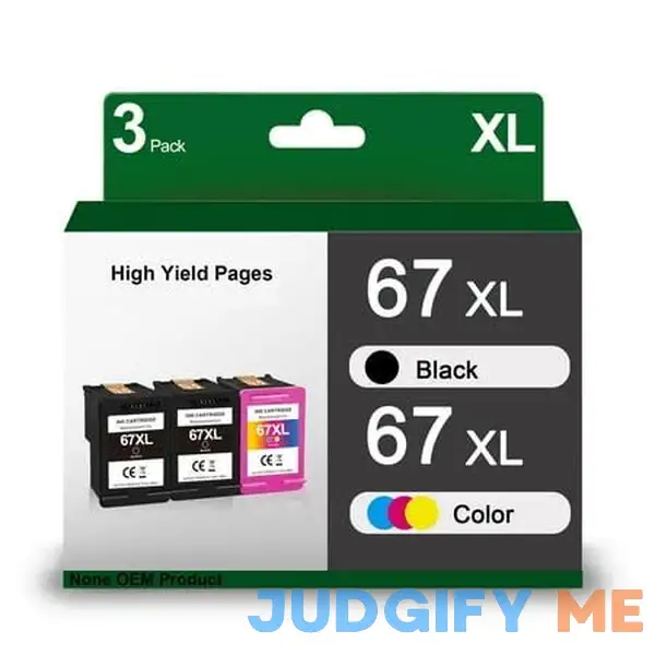 67xl Black/Tri-Color Ink Cartridges Replacement for HP 67 XL Value Pack Combo Pack for HP DeskJet 2755 2725 67xl Black/Tri-Color Ink Cartridges Replacement for HP 67 XL Value Pack Combo Pack for HP DeskJet 2755 2725